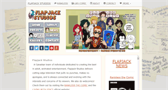 Desktop Screenshot of flapjackstudios.com